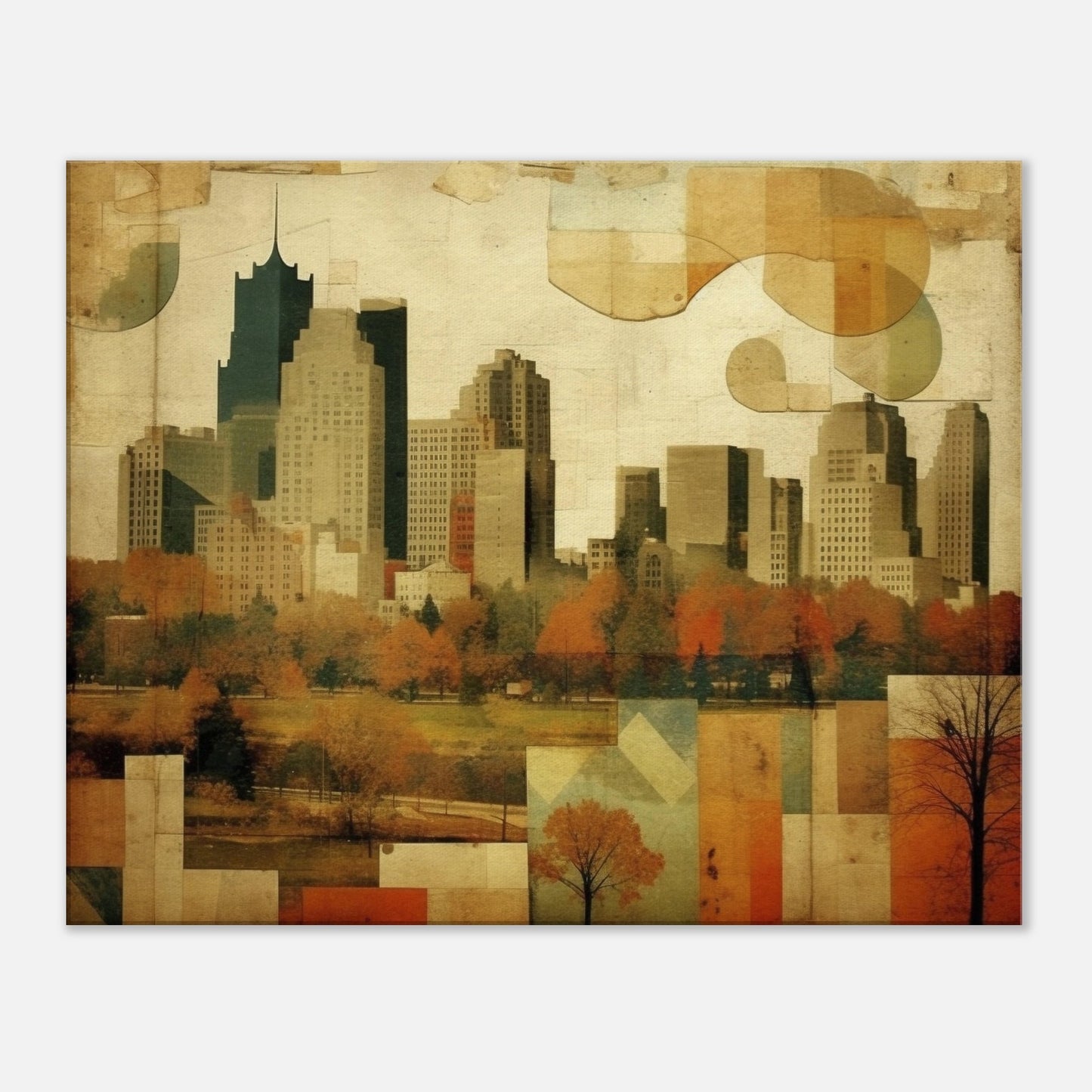 Detroit - Canvas - City Charm