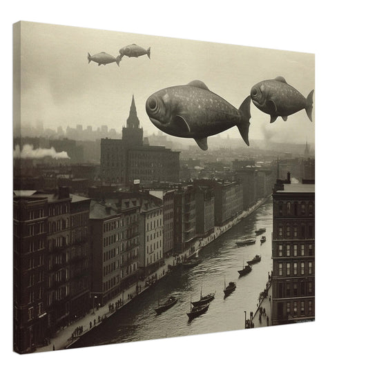 Boston - Canvas - Floating Fish