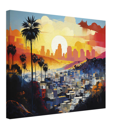 Los Angeles - Canvas - City Sun Rising