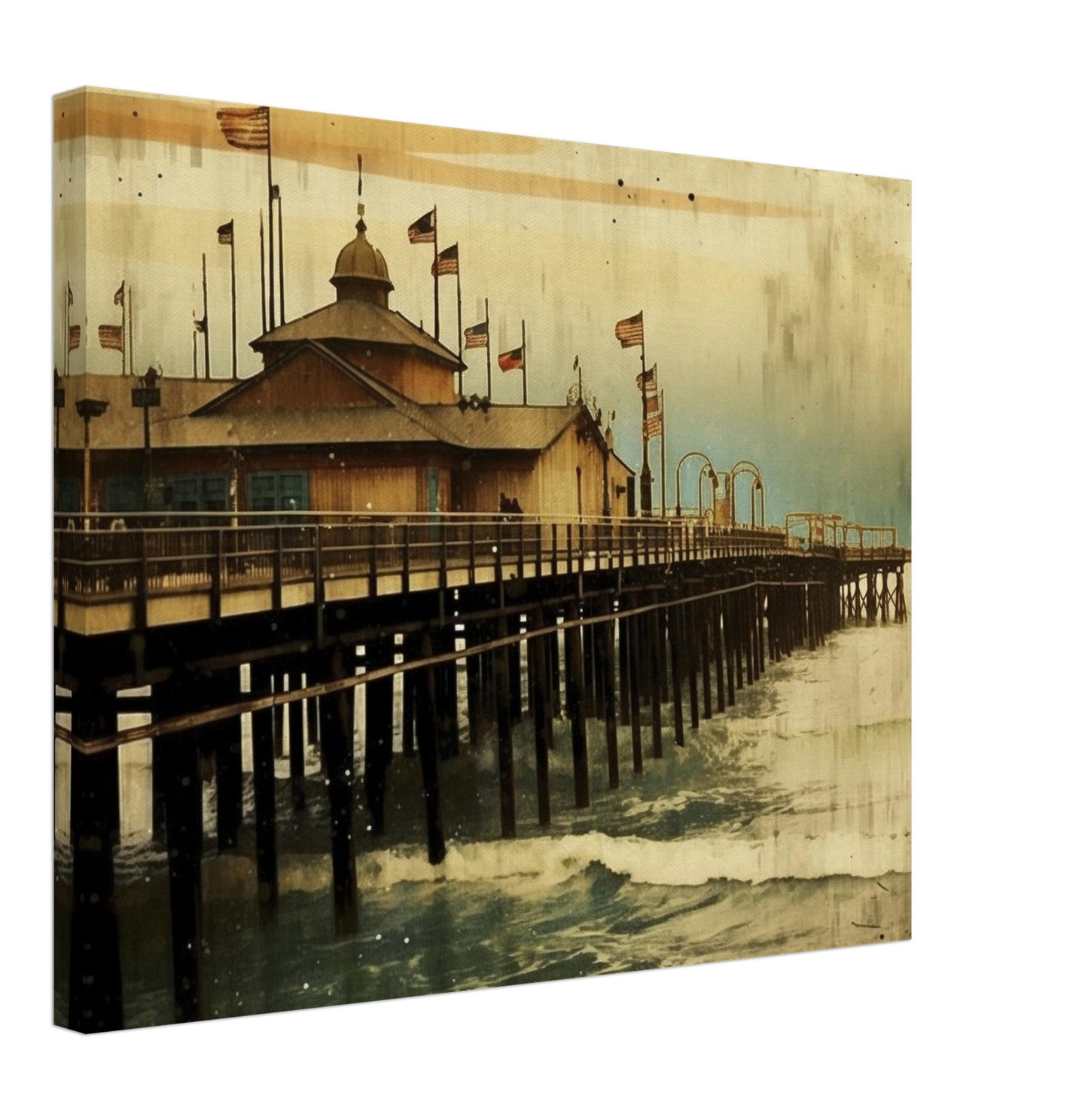 Los Angeles - Canvas - Santa Monica Pier Vibes