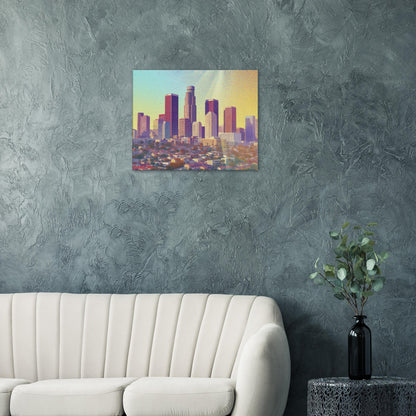 Los Angeles - Canvas - Vibrant Cityscape