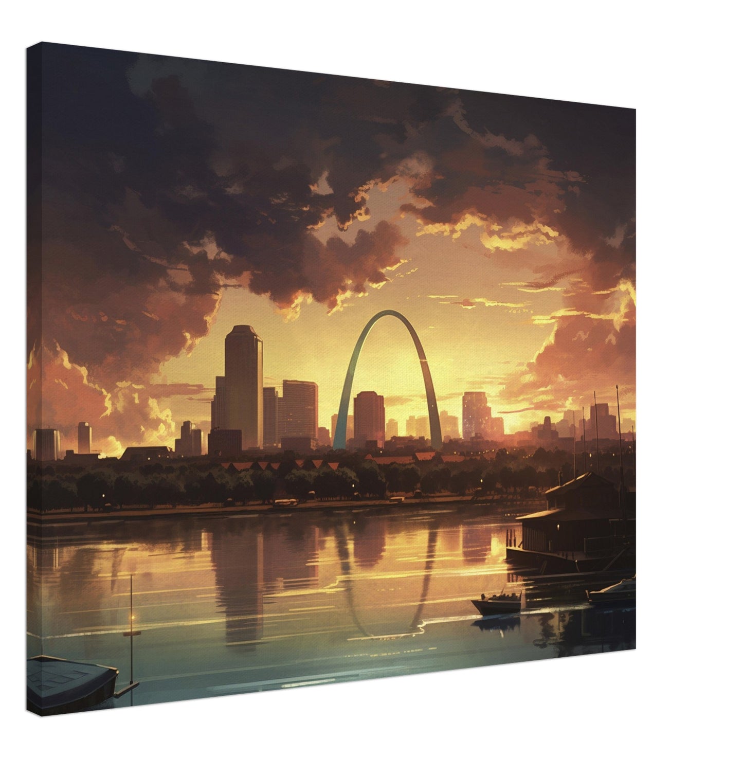 St Louis - Canvas - Overcast Sunset