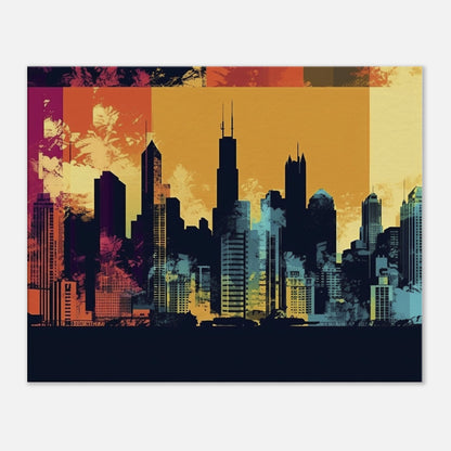 Chicago - Canvas - Pop Art Style