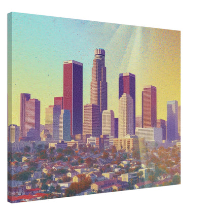 Los Angeles - Canvas - Vibrant Cityscape