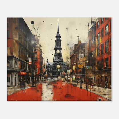 Boston - Canvas - Old World City