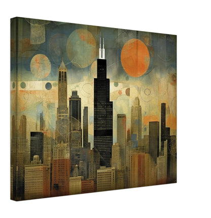 Chicago - Canvas - Skyline Unobstructed