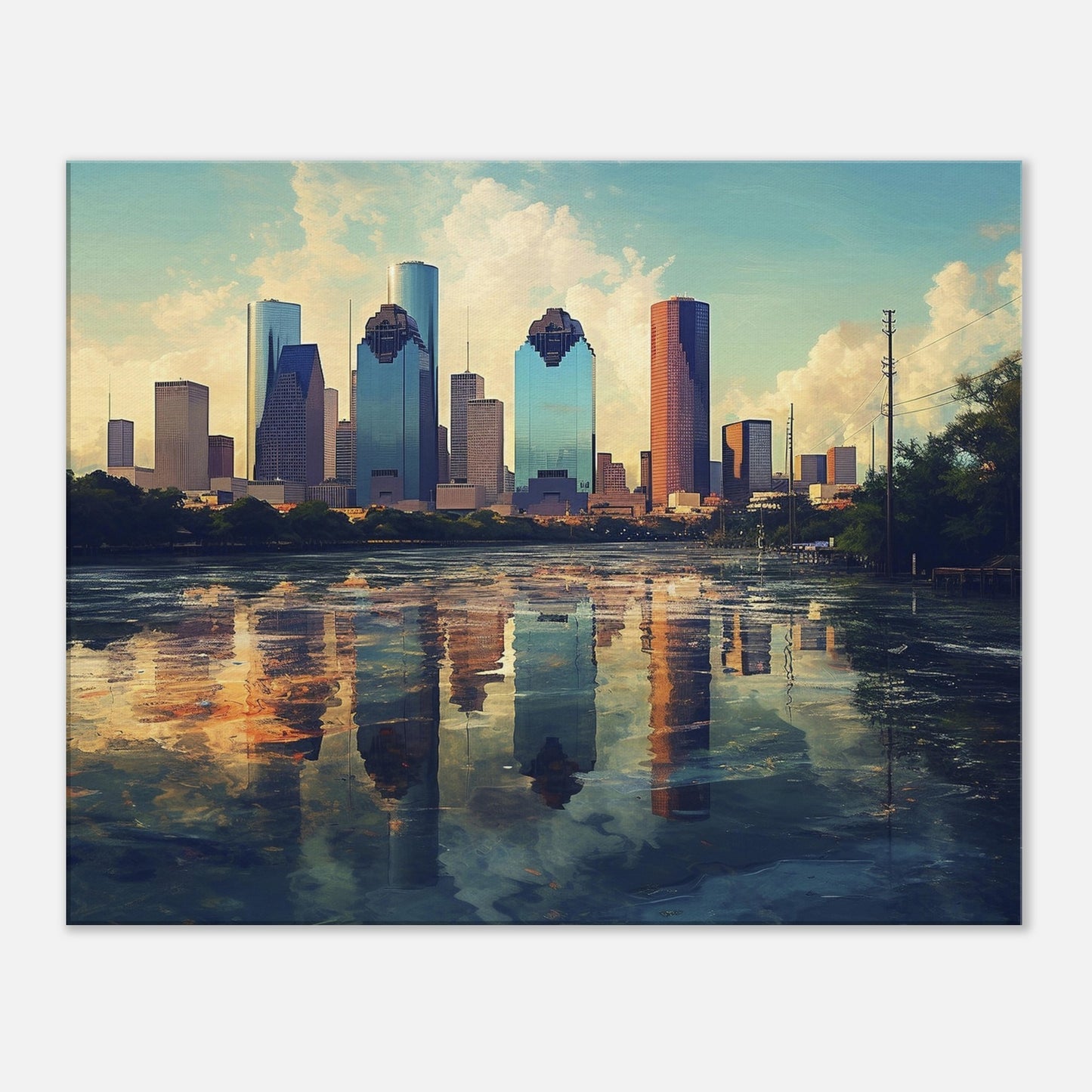 Houston - Canvas - City Scape