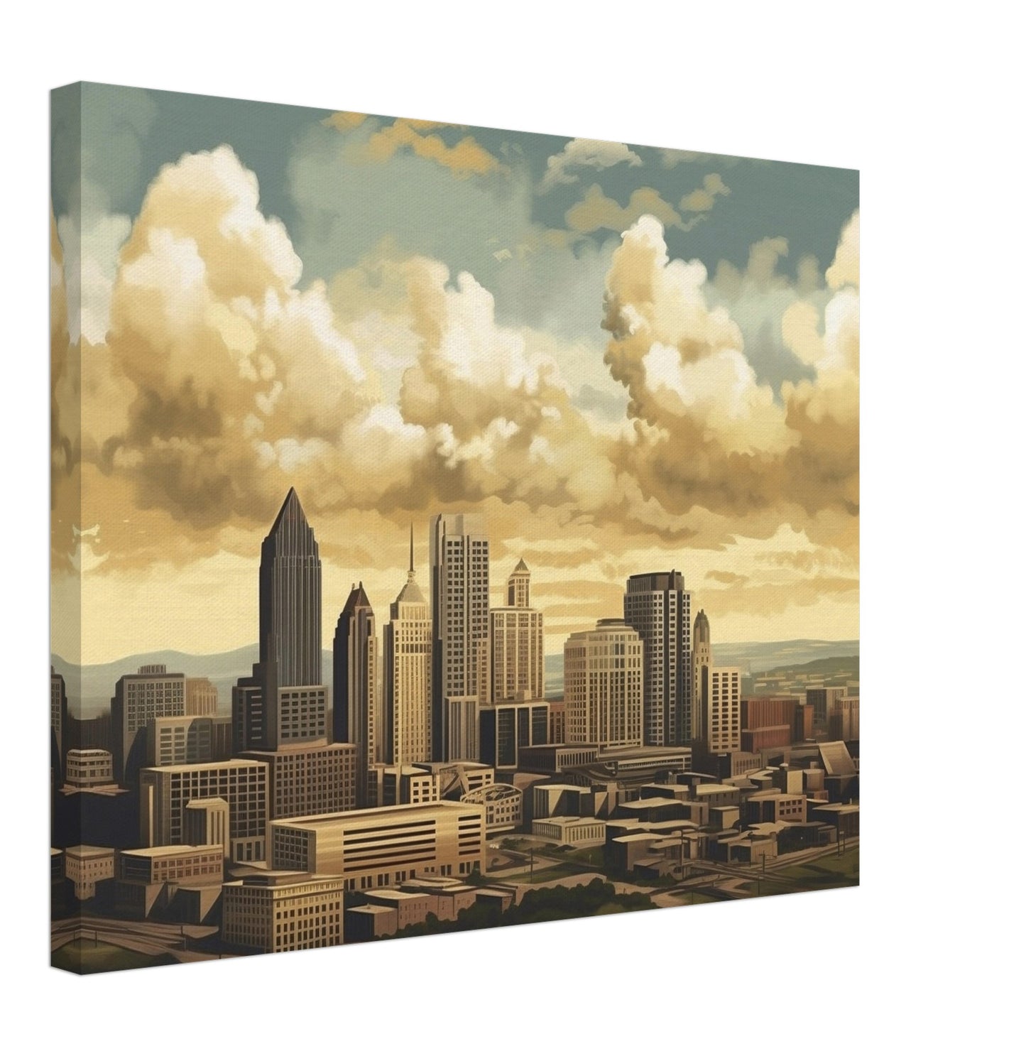 Pittsburgh - Canvas - Skyline Sky