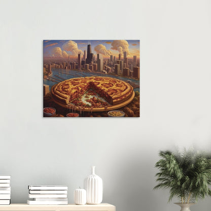 Chicago - Canvas - Deep Dish Pizza Views