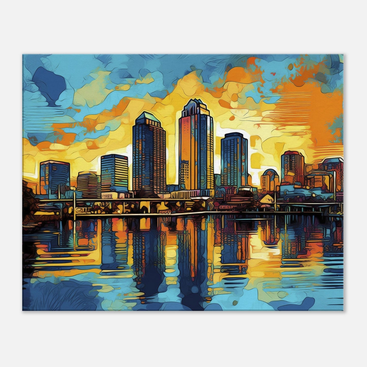 Tampa - Canvas - Skyline Rising