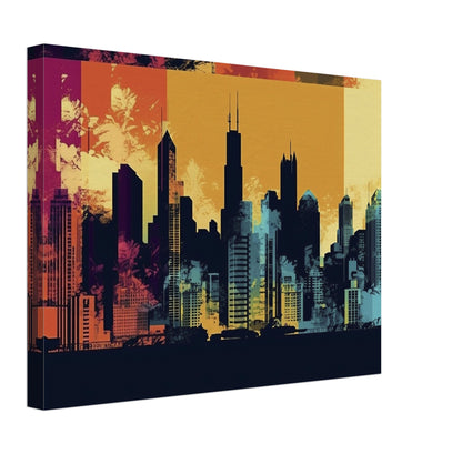 Chicago - Canvas - Pop Art Style