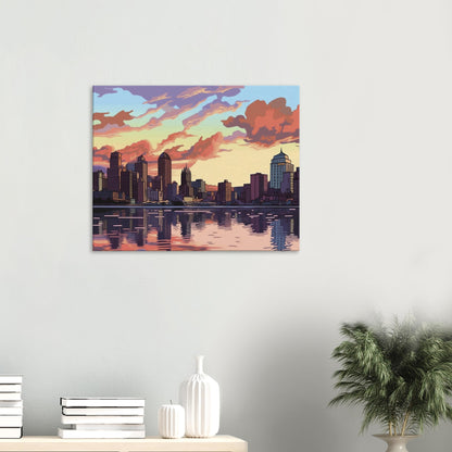 Pittsburgh - Canvas - Skyline Depiction