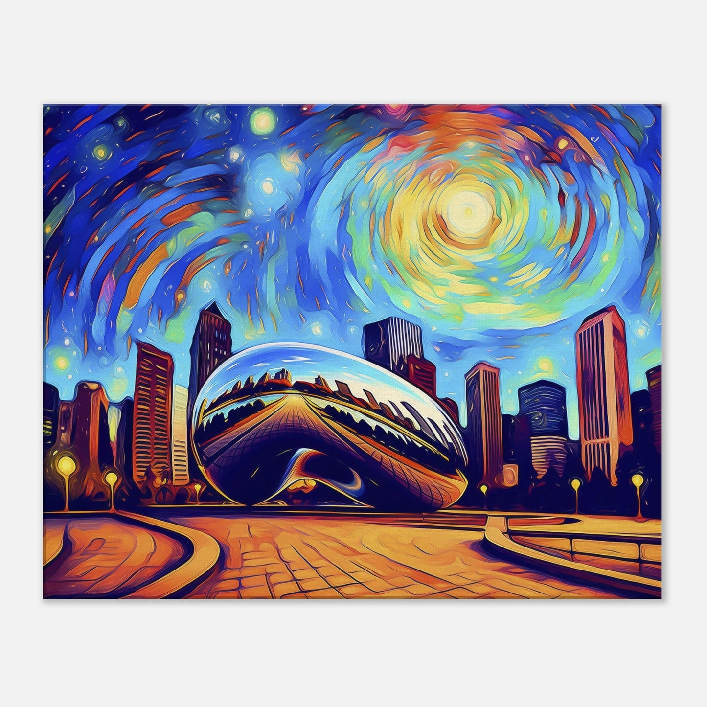 Chicago - Canvas - The Bean Dreamed