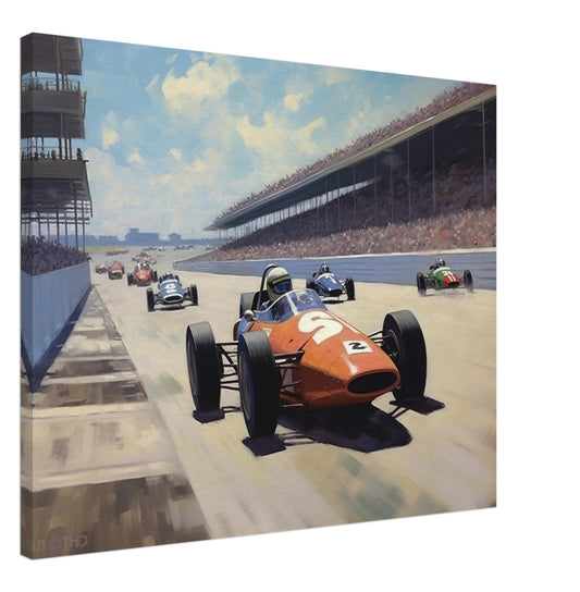 Indianapolis - Canvas - On The Track